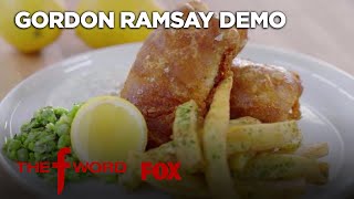 Gordon Ramsay Demonstrates How To Make The Perfect Fish amp Chips  Season 1 Ep 6  THE F WORD [upl. by Ozner]