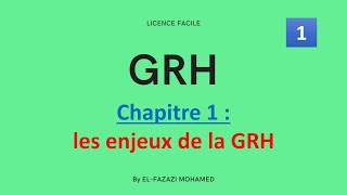 GRH  Chapitre 1  les enjeux de la « GRH »   EP 1 [upl. by Dominique402]