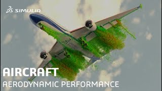 Aircraft Aerodynamic Performance  SIMULIA CFD Simulation Software [upl. by Ecnaled]