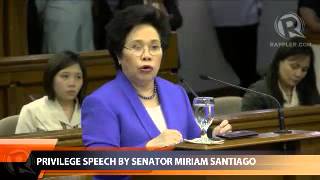 Miriam challenges Enrile to public debate [upl. by Kieryt894]