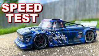 NEW SPEED RECORD How Fast is the Arrma Infraction V2 RC Car Right out of the Box  TheRcSaylors [upl. by Ecirual108]