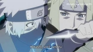 Kakashi vs Minato Full Fight English Dub [upl. by Noval]