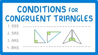 GCSE Maths  Congruent Triangle Rules 103 [upl. by Katzir]