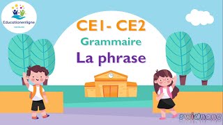 la phrase CE1  CE2  grammaire [upl. by Ettelegna]