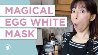 Egg White Mask  Benefits and How to Make One [upl. by Roid]