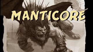 Dungeons and Dragons Lore  Manticore [upl. by Limak740]