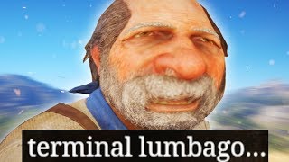 Red Dead Redemption 2 lumbago is terminal [upl. by Nisior]