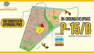 Precinct 15B Bahria Town Karachi  Onground Latest Update  Bahria town karachi Latest News [upl. by Sallie]