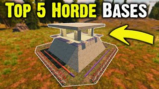 Top 5 Best Horde Night Base Builds 7 Days To Die Alpha 184 [upl. by Lasorella]