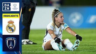 HIGHLIGHTS  Real Madrid vs Paris FC UEFA Womens Champions League 202324 Matchday 4 [upl. by Atilol792]