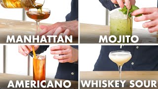 How To Mix Every Cocktail  Method Mastery  Epicurious [upl. by Zsa Zsa]