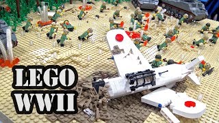 LEGO WWII Battle of Peleliu Airfield  BrickFair Virginia 2018 [upl. by Christoforo743]