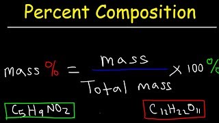 Percent Composition By Mass [upl. by Sivram726]