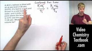 Combined Gas Law [upl. by Yclehc]