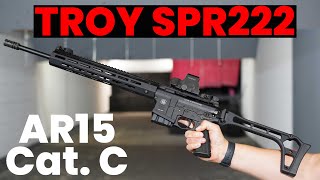 AR15 catégorie C  Troy SPR 222 [upl. by Petula]