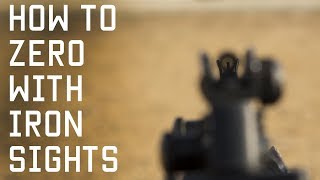 How to Zero With Iron Sights  Shooting Techniques  Tactical Rifleman [upl. by Eilrahs]