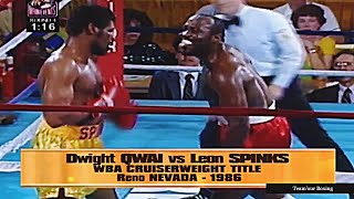 Dwight Muhammad Qawi vs Leon Spinks  Highlights HD 50fps  March 22 1986 [upl. by Palocz]