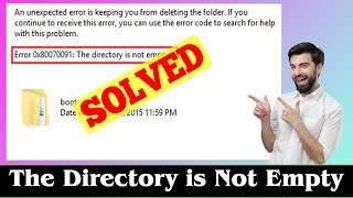 SOLVED Error The Directory is Not Empty Problem Issue [upl. by Rajewski]