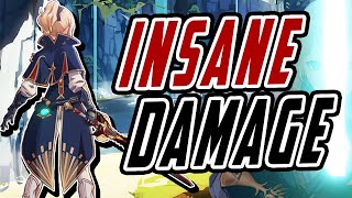 Jean CRIT DAMAGE Build Guide INSANE Damage Low Heals  Genshin Impact [upl. by Abihsot]