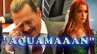 Johnny Depp quot AQUAMAN quot to Amber Heard Audio recording in trial [upl. by Yboj236]