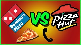 3Way Prank Call Dominos VS Pizza Hut PART 2 [upl. by Attenhoj689]