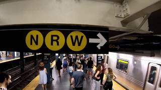 ⁴ᴷ The Busiest NYC Subway Station Times Square–42nd StreetPort Authority Bus Terminal [upl. by Ennovad68]