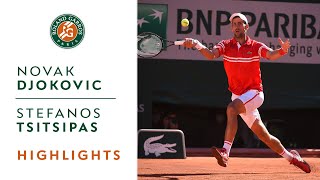 Novak Djokovic vs Stefanos Tsitsipas  Final Highlights I RolandGarros 2021 [upl. by Nolyat]