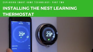 Installing the Nest Learning Thermostat [upl. by Naasar]