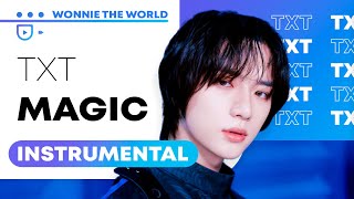 TXT  Magic  Official Instrumental [upl. by Airetnohs]