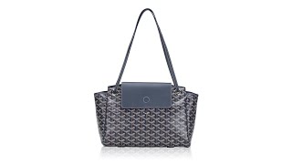 Goyard Goyardine Rouette PM Navy [upl. by Orr116]