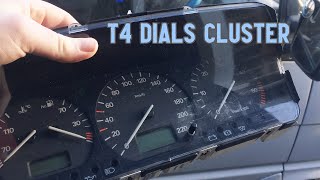 VW T4  Changing the SpeedoDials Cluster VLOG [upl. by Enileve666]