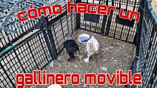 cómo hacer un gallinero móvil muy fácil [upl. by Atile77]