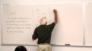 Fluid Mechanics Fundamental Concepts Fluid Properties 1 of 34 [upl. by Catlaina]