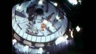 NASA astronauts performing gymnastics on board of the Skylab [upl. by Noy]