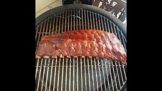 Pork Baby Back BBQ Ribs  321 Method on Kamado Joe [upl. by Yerac47]