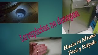 Como Arreglar el Lavaplatos cuando no desagua [upl. by Gregory732]