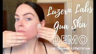 Sculpting amp Detoxing Gua Sha Tutorial  Luzern Labs [upl. by Macdermot]