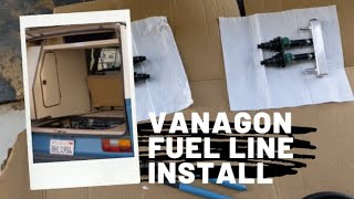 Vanagon Fuel Line Install [upl. by Senalda]