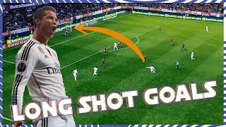 CRISTIANO RONALDOs CRAZY LONG SHOT GOALS · Real Madrid [upl. by Short]