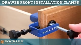 Rockler Drawer Front Installation Clamps [upl. by Ileyan]