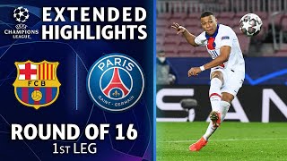 Barcelona vs Paris SaintGermain Extended Highlights  UCL on CBS Sports [upl. by Blatman]