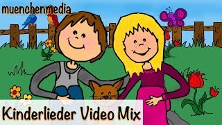 🎵 Der schönste Kinderlieder Mix  Kinderlieder deutsch  muenchenmedia [upl. by Adgam]