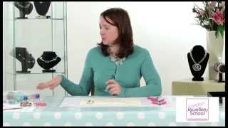 How to Make Jewelry Tutorial for Beginners Part 1 of 4 [upl. by Diba507]