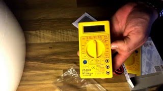 digital multimeter DT830B unboxing and function overview [upl. by Innep]