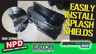 How To Install Splash Shields Classic Car Autorestomod Episode 390 [upl. by Eenram]