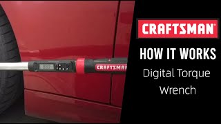 Craftsman Digital Torque Wrench  38 and 12 [upl. by Creigh]