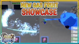 KING LEGACY New GAS Fruit Showcase UPDATE [upl. by Esinal62]