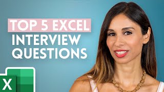 5 Excel INTERVIEW Questions You NEED to Get RIGHT [upl. by Pruchno]