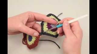 How to Join Crochet Hexagons [upl. by Knudson]