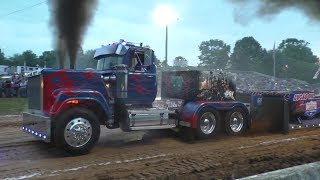 Lucas Oil Hot Rod Semi Trucks Pulling At Boonsboro [upl. by Aliza]